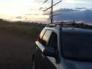 Obligatory Rover Soapbox sunset shot. On the road between Monticello and Moab in DM57. 